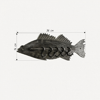 Вешалка &amp;quot;Рыба&amp;quot; #