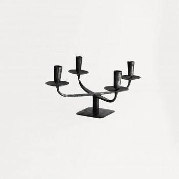 Кованый подсвечник под 4 свечи #