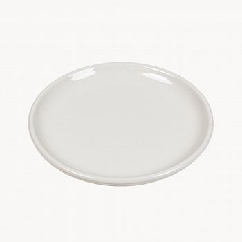 Тарелка без полей &amp;quot;Крафт белый&amp;quot;  #