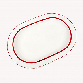 Блюдо овальное &quot;Нерль. Ягодная&quot; Брусника