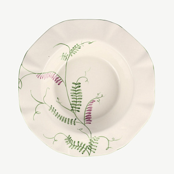 Тарелка глубокая &amp;quot;Нерль&amp;quot; Горошек #