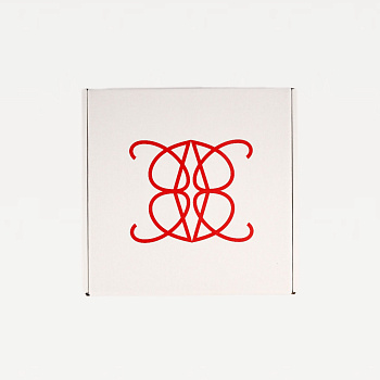 Фирменная подарочная коробка &amp;quot;Дымов Керамика&amp;quot; самосборная #