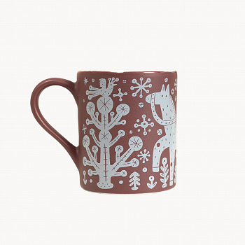 Кружка цилиндрическая «Всадник» #