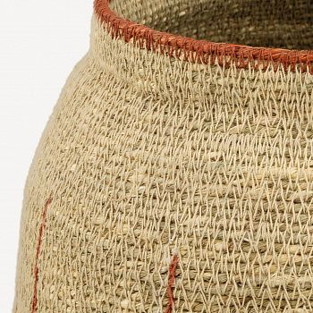 Корзина плетёная декоративная (джут) #