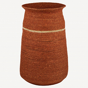 Ваза плетёная декоративная (джут)