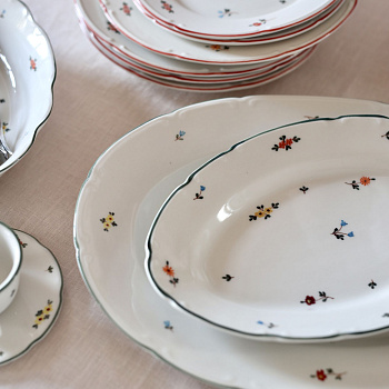 Блюдо овальное &amp;quot;Ситец&amp;quot; #