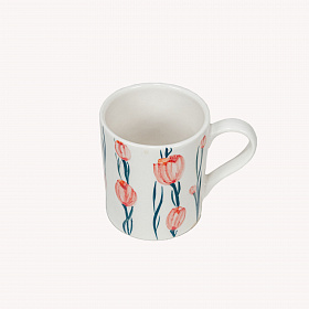 Кружка цилиндрическая &quot;Тюльпаны&quot;