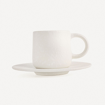 Кофейная пара коническая &amp;quot;Снег&amp;quot; #