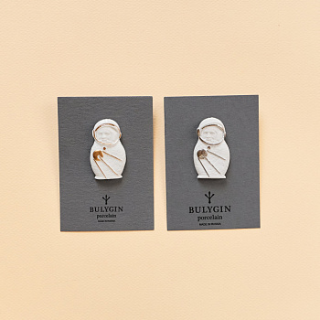 Брошь Гагарин #