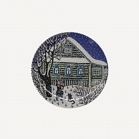 Тарелка &quot;Зимним утром&quot;