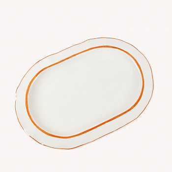 Блюдо овальное &amp;quot;Нерль. Ягодная&amp;quot; Морошка #