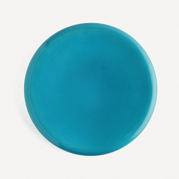 Тарелка Луна &amp;quot;Лазурь белая&amp;quot; #