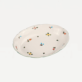 Салатник овальный "Ситец"