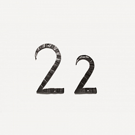 Кованая цифра "2"