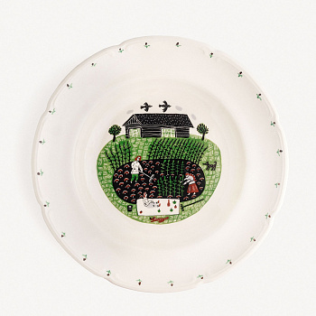 Тарелка суповая &amp;quot;Жатва&amp;quot; #