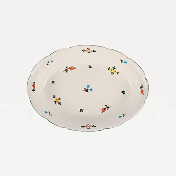 Салатник овальный &amp;quot;Ситец&amp;quot; #