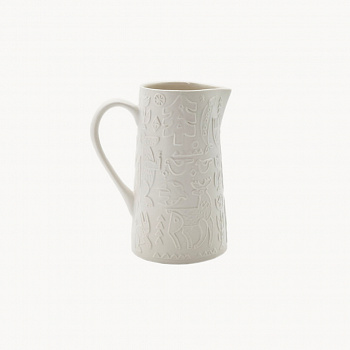 Ваза-кувшин &amp;quot;Дивы&amp;quot; белая матовая #