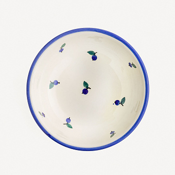 Тарелка глубокая без полей &amp;quot;Черника&amp;quot; #