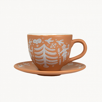 Чайная пара изящная «Лес» #