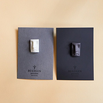 Брошь Нос античный #