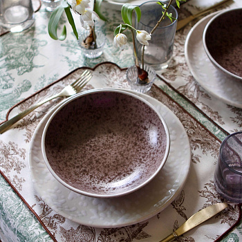 Ланчмат с вышивкой #