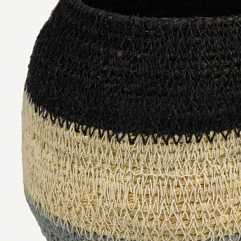 Корзина плетёная декоративная (джут) #