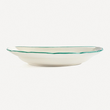 Тарелка полумесяц &amp;quot;Яблони&amp;quot; #