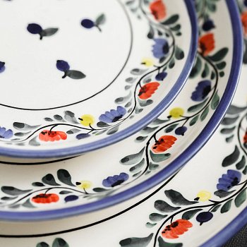 Тарелка без полей &amp;quot;Черника&amp;quot; #