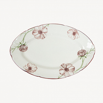 Блюдо овальное &amp;quot;Космея&amp;quot; утро 07.00 #