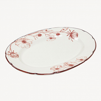 Блюдо овальное &amp;quot;Космея&amp;quot; утро 08.00 #