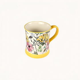 Кружка "Флора желтая"