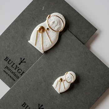 Брошь Гагарин #