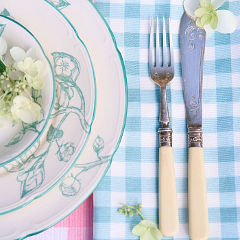 Тарелка плоская с полями &amp;quot;Яблони&amp;quot; #