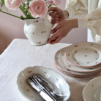 Салатник овальный &amp;quot;Ситец&amp;quot; #