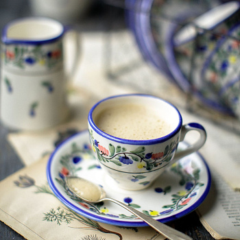 Чайная пара изящная &amp;quot;Черника&amp;quot; #