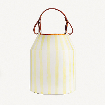Ваза-бидон &amp;quot;Страйп&amp;quot; желтая #