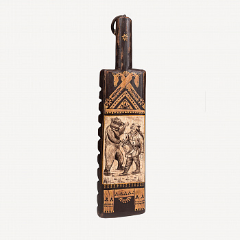 Рубель (1/2) Мужик с медведем Агапитов #