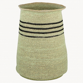 Ваза плетёная декоративная (джут) #