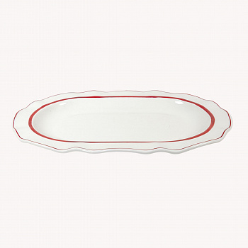 Блюдо овальное &amp;quot;Нерль. Ягодная&amp;quot; Брусника #