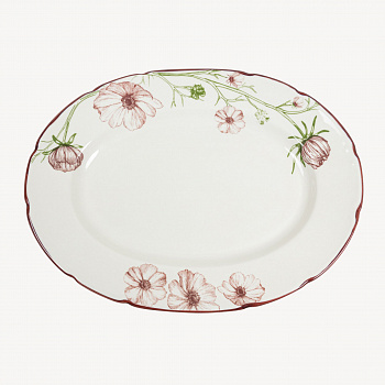 Блюдо овальное &amp;quot;Космея&amp;quot; утро 07.00 #