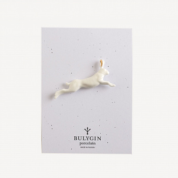 Брошь Заяц #