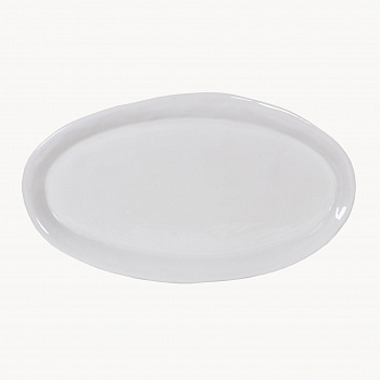 Блюдо Грот Мидии белый глянец #