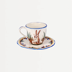 Чайная пара "Охота" Заяц - Олень