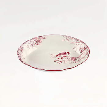 Салатник овальный &amp;quot;Снегирь&amp;quot; #