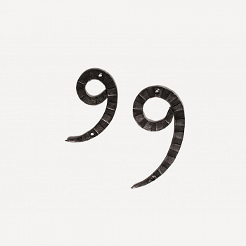 Кованая цифра "9" #