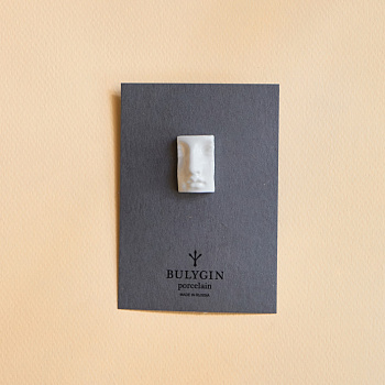 Брошь Нос античный #