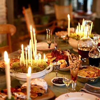 Тарелка плоская с полями &amp;quot;Шиповник&amp;quot; #