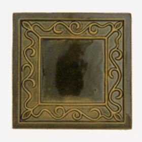 Изразец старорусский сюжетный расписной №9