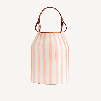 Ваза-бидон &amp;quot;Страйп&amp;quot; розовая #