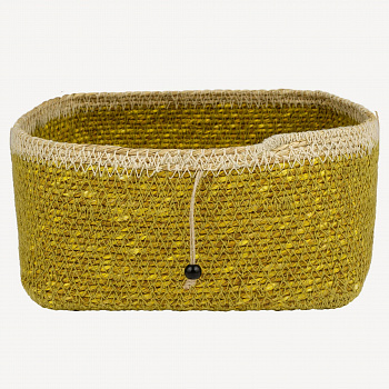 Корзина плетёная декоративная (джут) #